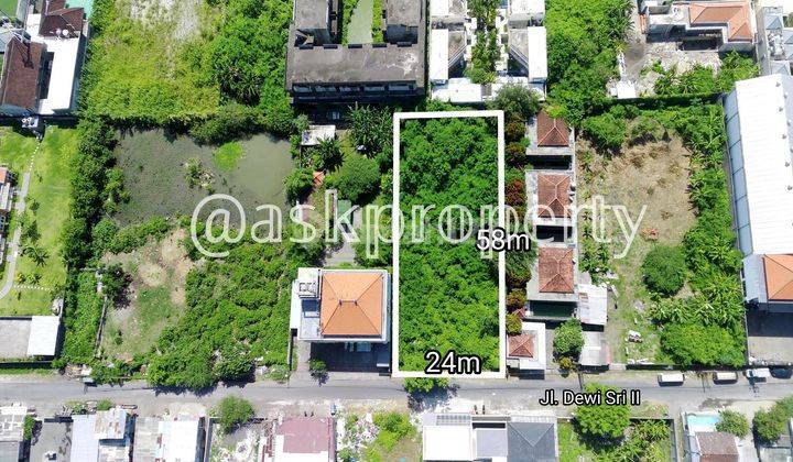 SELLING LAND FOR VILLA/BUSINESS Jl. DEWI SRI LEGIAN BALI on Jl. goddess Sri 2