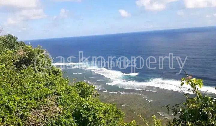 Tanah Pinggir Tebing Dekat Pura Uluwatu Pecatu Bali Di Nyany Nyang Beach 2