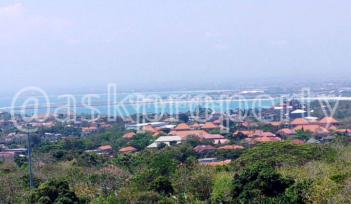 Jual Tanah View Gunung/Laut/Airport Bangun Villa Komplek Jimbaran Bali 1