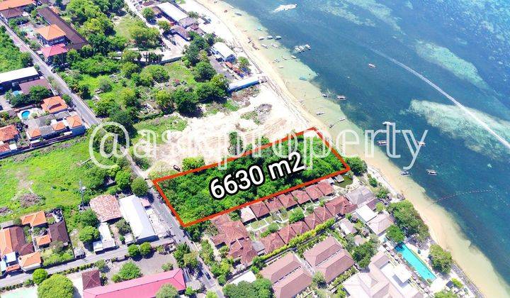 DIJUAL TANAH PINGGIR PANTAI PASIR PUTIH NUSA DUA BALI 1