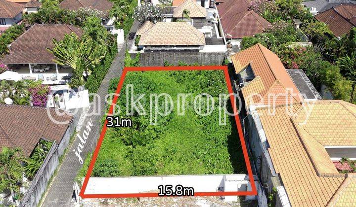 VILLA ENVIRONMENTAL LAND FOR SALE NEAR RESTO/SHOPPING AREA SUITABLE FOR VILLA SEMINYAK BALI 2