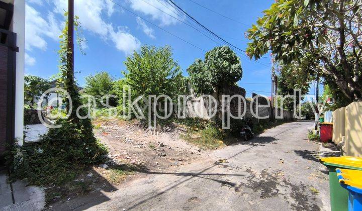 FOR SALE SMALL LAND IN A QUIET RESIDENTIAL AREA RENON DENPASAR BALI 2