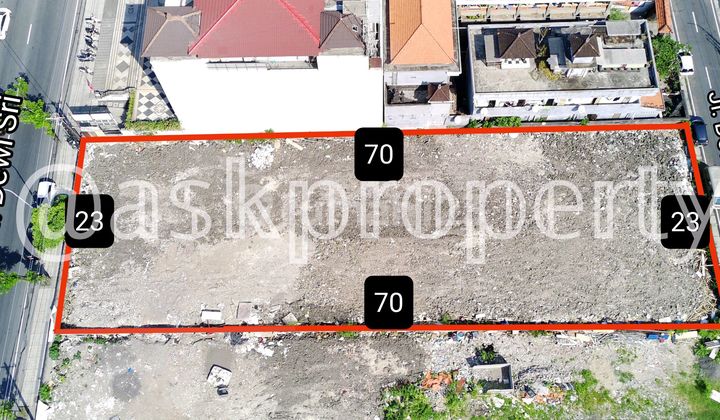 For Sale Commercial Land Suitable For All Kinds of Business Jl. Dewi Sri Legian Bali