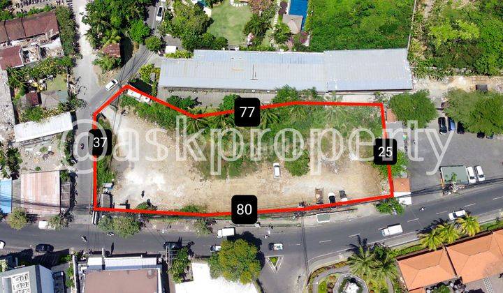 DIJUAL TANAH LOKASI PRIME KOMERSIL BEBERAPA LANGKAH KE PANTAI PETITENGET BALI 2