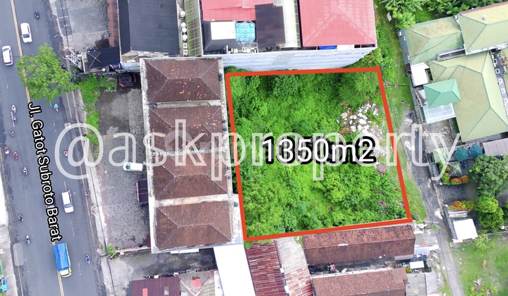 Dijual Segera Tanah Murah Cocok untuk Komersial / Residence Gatsu Barat Denpasar Barat Bali