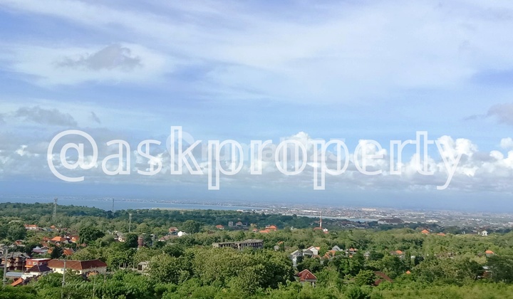 Dijual Tanah Cocok Bangun Rumah Tinggal View Airport / Gunung Dalam Puri Gading Estate Jimbaran Bali