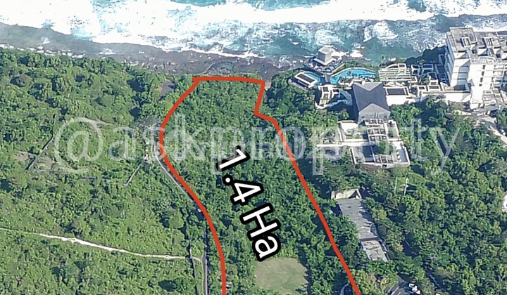 Dijual Tanah Murah Pinggir Tebing Dekat Savaya Beach Club Pecatu Bali