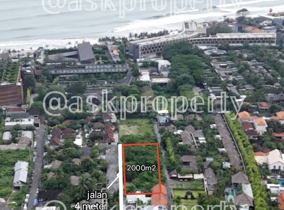 Dijual Tanah Area Premium 700 Meter Ke Petitenget Beach Seminyak Bali