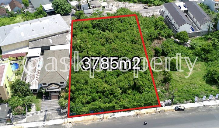 Dijual Tanah Kawasan Komersial Dapat 2 Jalan Jl. Teuku Umar Barat Kerobokan Bali