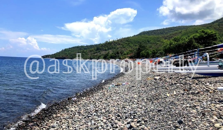 Dijual Tanah di Pantai Dekat Tempat Menyelam Bangkai Kapal Jepang Terkenal Pantai Amed Karangasem Bali