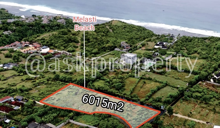 For Sale Land in Villa Area Near Karma Kandara and Melasti Beach Ungasan Bali