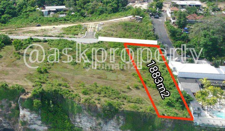 PLOT OF LAND FOR SALE ON THE EDGE OF PECATU BALI 1