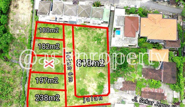 DIJUAL TANAH KAVLING Jl. SEKAR JEPUN GATSU TIMUR DENPASAR BALI
 1