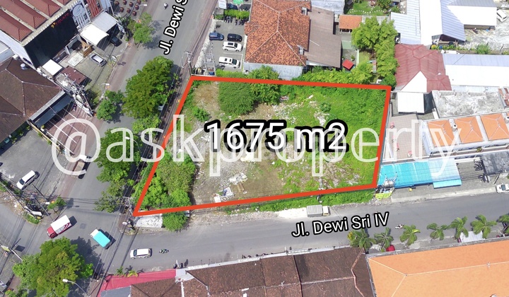 Dijual Tanah Area Komersial Cocok Segala Bisnis Jl. Dewi Sri Legian Bali 2