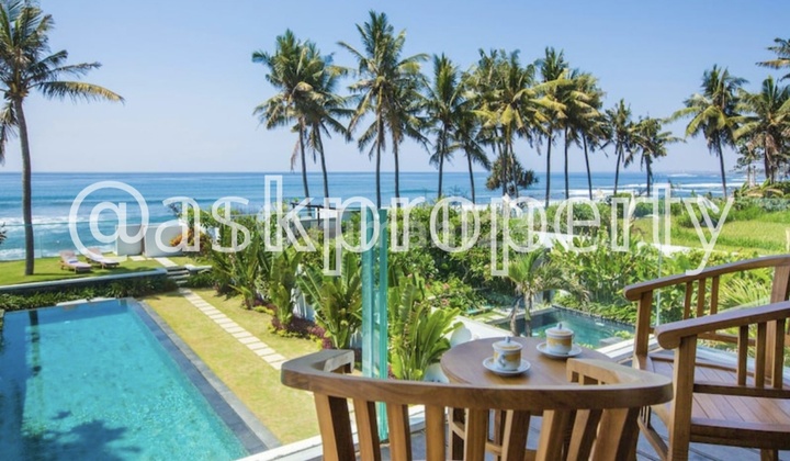 For Sale Luxury Beachfront Villa At Keramas Beach Gianyar Bali - Freehold