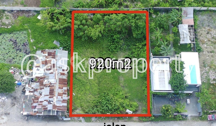 Dijual Tanah Cocok Untuk Rumah Kost Gudang Jl. Pura Demak Denpasar Barat Bali