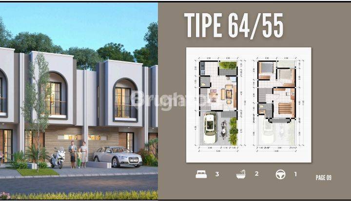 MURAH POL !! RUMAH BARU !! MENGANTI PATRA ONE 2 LANTAI, GRESIK, SURABAYA BARAT 2