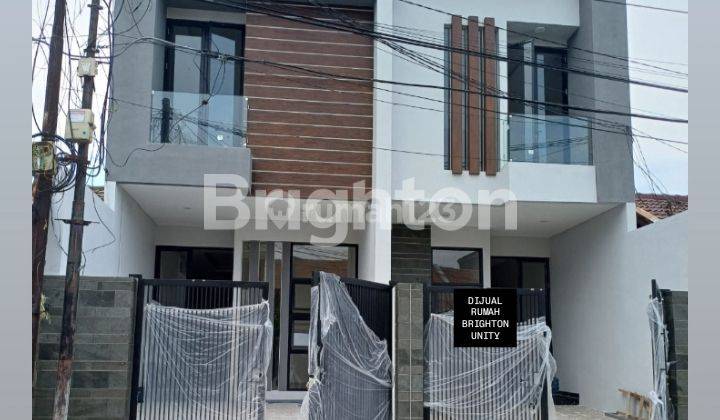 TURUN HARGA!! RUMAH 2 UNIT NEW GRESS MINIMALIS 2 LANTAI KLAMPIS, WISMA MUKTI 1