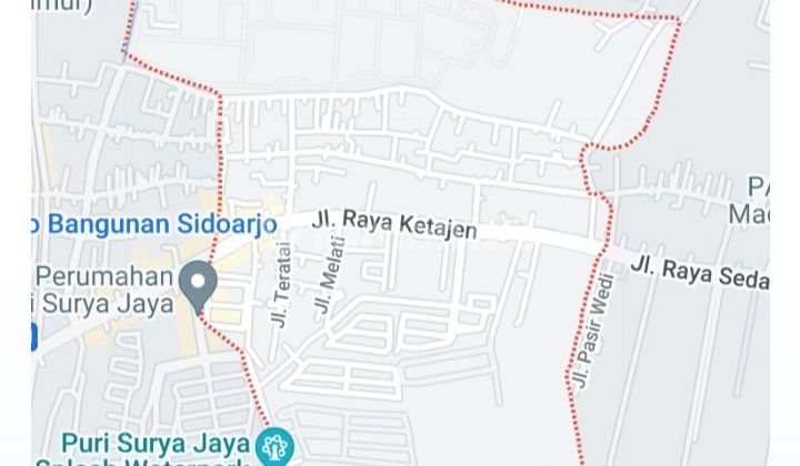 RUMAH BISA UNTUK USAHA DI  RAYA KETAJEN, GEDANGAN - SIDOARJO 2
