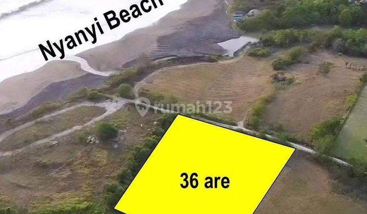 LAND IN LUXURY VILLA AREA AT NYANYI BEACH, TABANAN - BALI 1