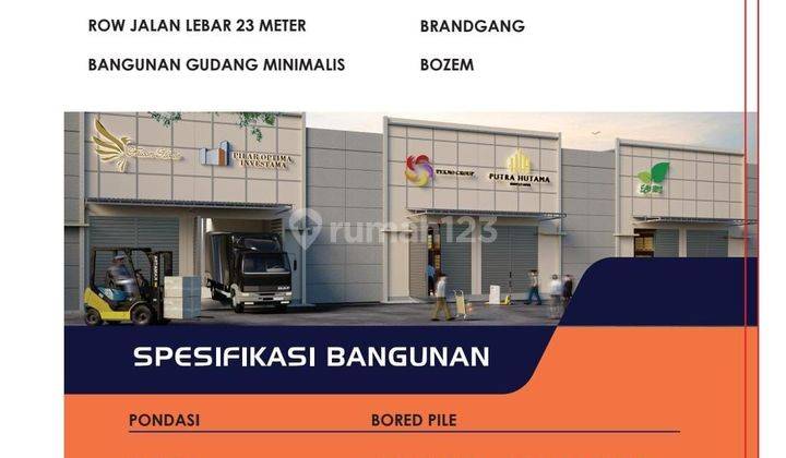 Gudang Di Pergudangan Modern Prambanan Bizland, Cerme Gresik 2