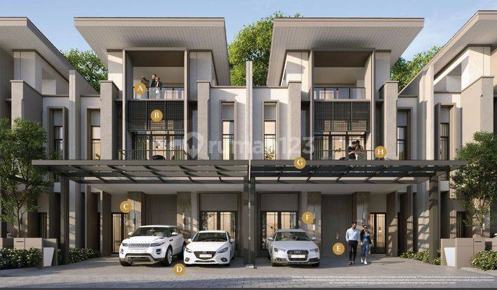 Pasadena village rumah modern dengan desain terbaik di paramount serpong 1