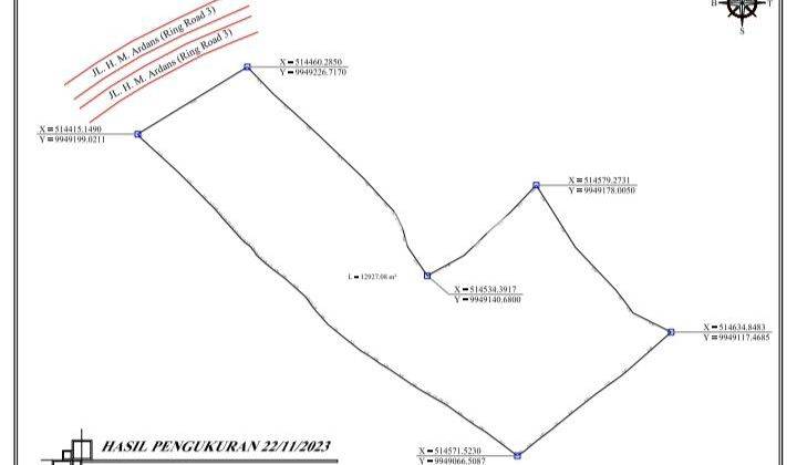 tanah termurah pinggir jalan poros ringroad 3 samarinda 1