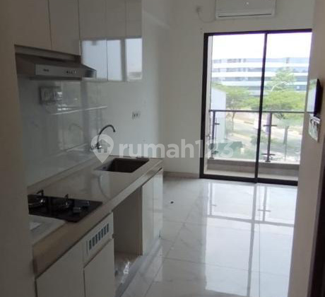 kamar tidur apartemen sky house siap huni