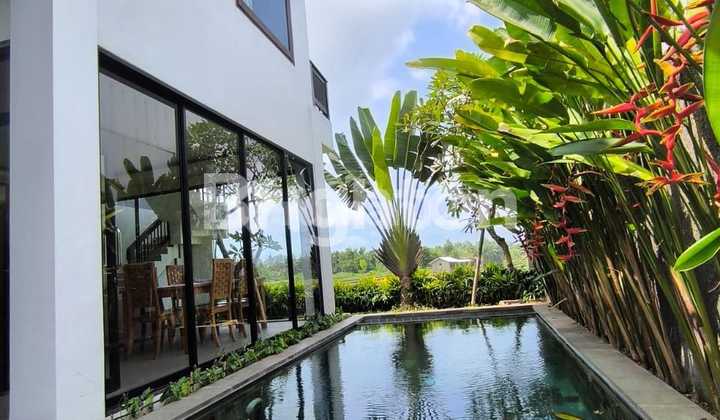 3-Bedroom Villa with Rice Fields, Ocean, and Mountain View in Beraban Tanah Lot