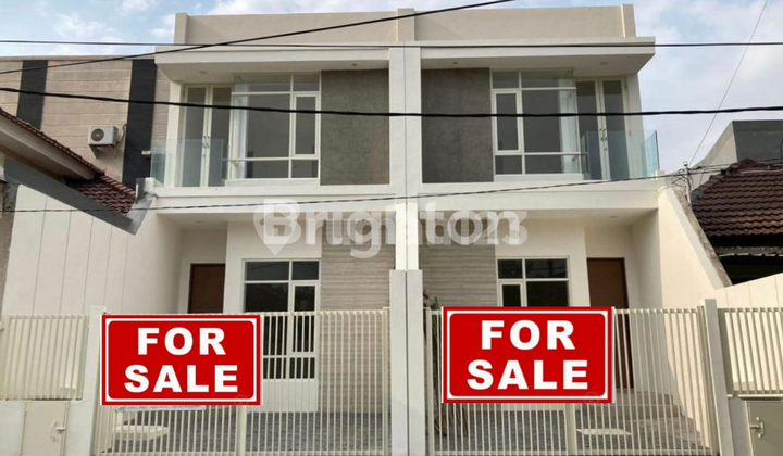 RUMAH BARU 2 LANTAI TERMURAH DI PONDOK CANDRA CLUSTER FAVORIT SANGAT STRATEGIS