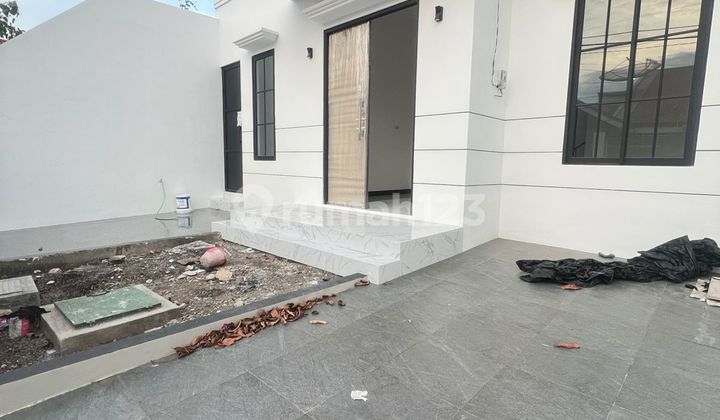 DIJUAL RUMAH BARU BAGUS 2 LANTAI 4 KAMAR DI BABATAN PANTAI SURABAYA TIMUR - HARGA 3,2 M 2