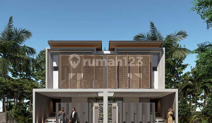 For Sale New 2-Story Modern House Nice Near Ubaya Only 2.4 M Negotiable - Strategic Location Near Tenggilis, Panjang Jiwo, Kendangsari, Nginden, Jemursari 2