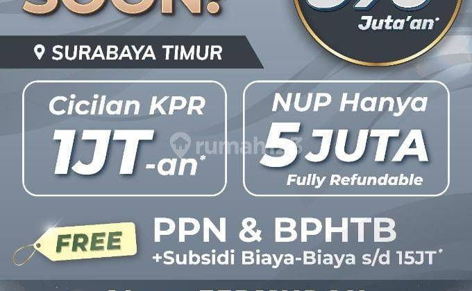 Rumah Baru Murah di Nara Park Medokan Surabaya Hanya 300Jutaan Bisa Kpr Tanpa Dp 2