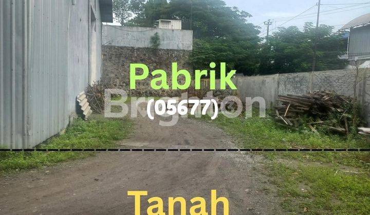 PABRIK DENGAN LAHAN LUAS BERADA DI DALAM KAWASAN INDUSTRI CANDI DI SEMARANG 1