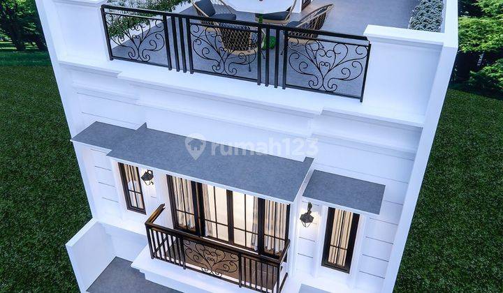 Townhouse Bergaya Classic 2 Lantai + Rooftop Ditanjung Barat Kpr 2