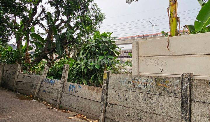 Jual Tanah Pinggir Jalan Tol Jagorawi view kereta LRT Taman Mini 2