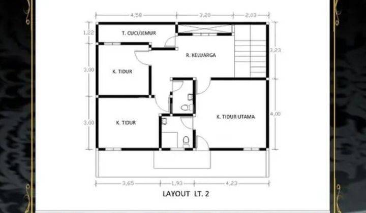 Dijual Townhouse Lt 90 M² 2,5 Lantai Akses 2 Mobil Pejaten Nego 2