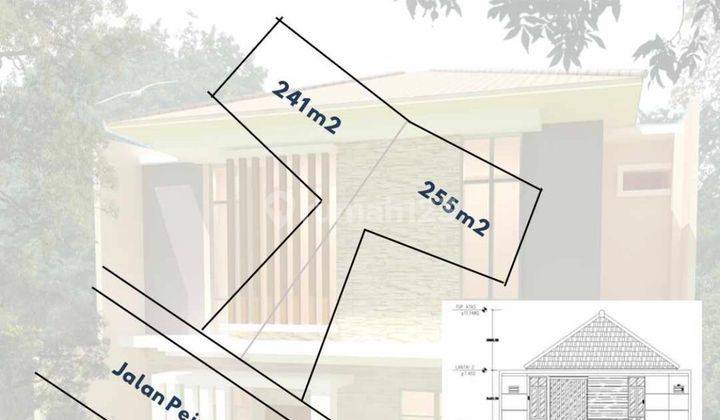 Dijual Tanah Luas 496 m² bisa beli setengah Pejaten Jaksel SHM 1