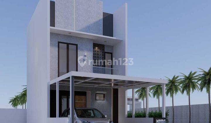 Dijual Rumah Baru Cluster LT70m² 2 Lt + Rooftop Krukut Depok SHM 1