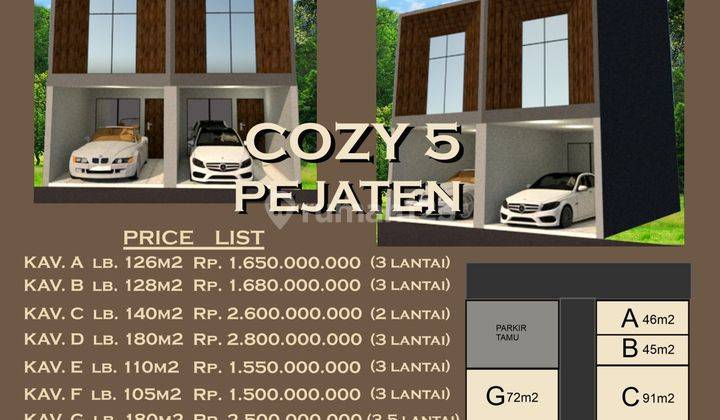 Dijual Aparthouse Bisa Costom 2/3 Lt Tb Simatupang Pasar Minggu  1