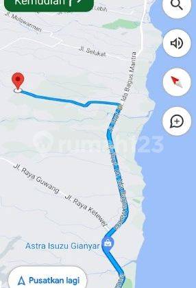 Tanah Pinggir Jalan, 2km Dari RS Kasih Ibu Saba Gianyar, Luas 770m2 2