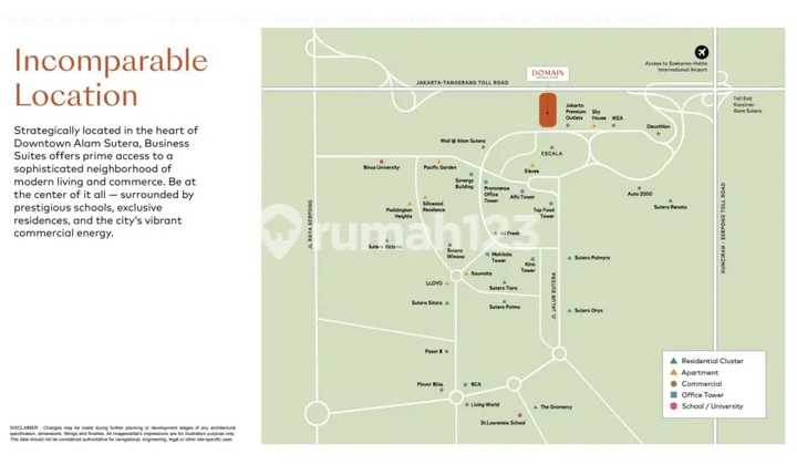 Luxury 4-Story Business Space Ready for Use in Alam Sutera, Prime Location.