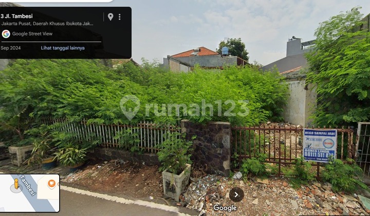 Tanah Tanah Abang Tambesi Jakpus 202 M2 SHM Tanah Tanah Abang Tambesi Jakpus 202 M2 SHM