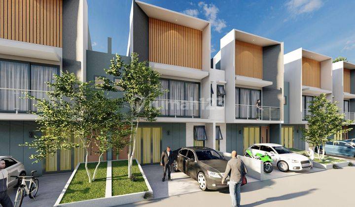 RUMAH 2 LANTAI DALAM CLUSTER HARGA BISA NEGO TIPIS 2