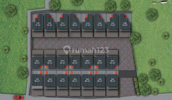 RUMAH MODERN 2 LANTAI DALAM CLUSTER DEKAT MRT LEBAK BULUS  2