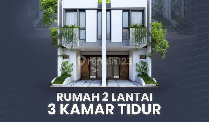 Dijual Rumah 2 Lantai SHM 1 Km Ke Stasiun Depok Lama Ke Gdc 1