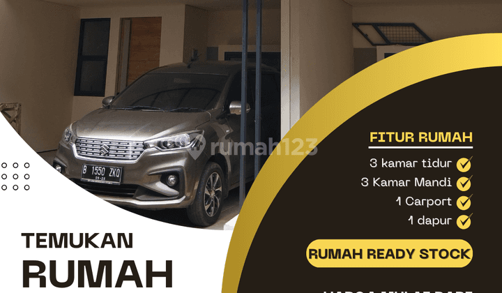 Dijual Murah Rumah 2 Lantai SHM di Depok Dekat Tol Pamulang Kprs 2