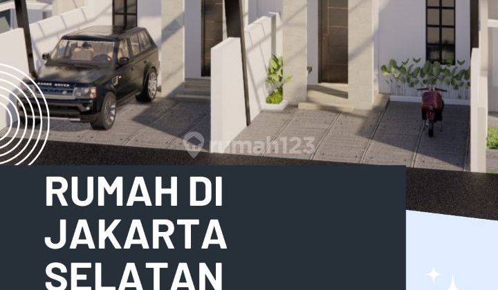 Rumah 2 Lantai di Cipedak, Jakarta Selatan KPRS 1 M-an SHM  1