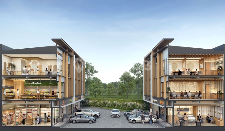 Ruko - Hook 4,5 x 9 in West Village Business Park Tahap 2, BSD City