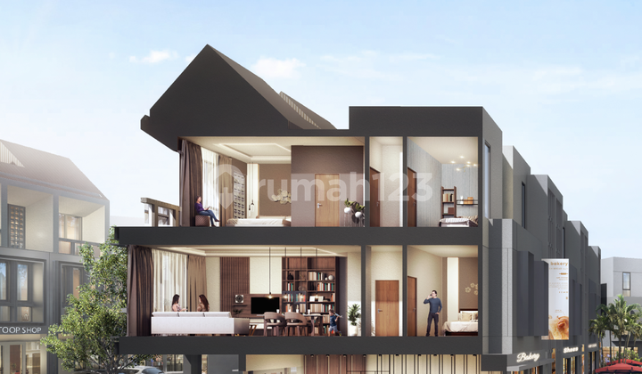 Blok C2 (Tipe 7 x 18m) di Delrey Business Townhouse, BSD City